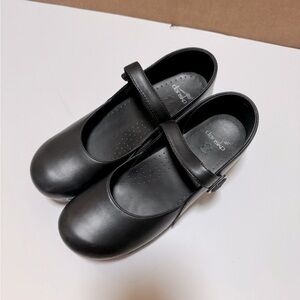 Dansko Clogs Mary Jane style Size 41 Black Buckle